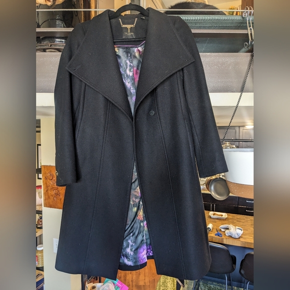 Ted Baker Rose Wool Coat (Ted 1, US 4) - Picture 2 of 7